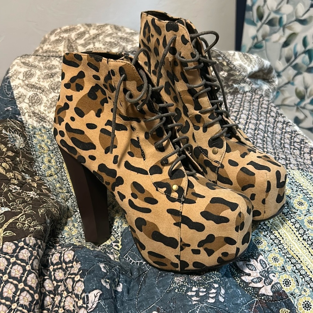 Cheetah boots